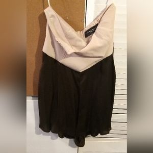 Akira women's Crepe Bust Tube Romper size L